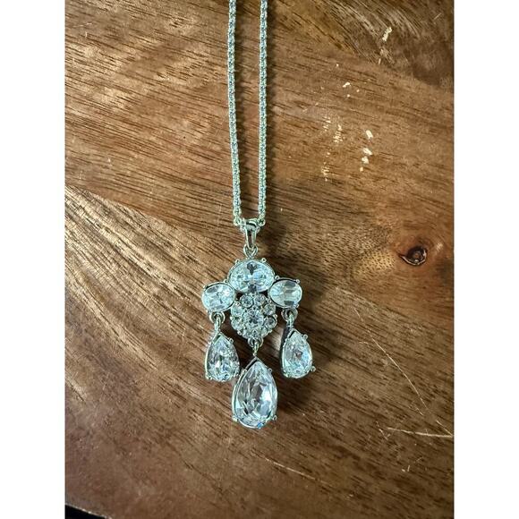 NWT Monet 20’ Silver costume Jewlery necklace - Picture 5 of 5